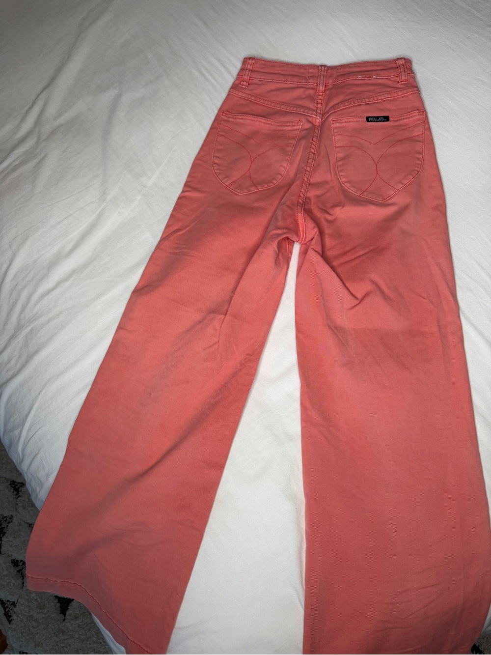 Rolla’s Coral Wide-Leg Sailor Jeans - Picture 4 of 5